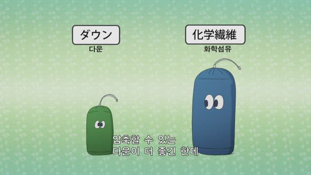 유루캠프 4화 썸네일