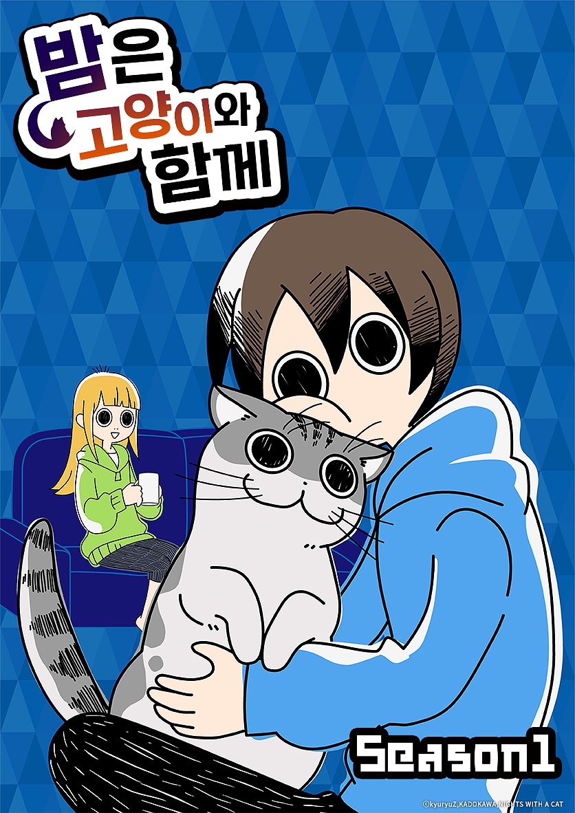 밤은 고양이와 함께 표지